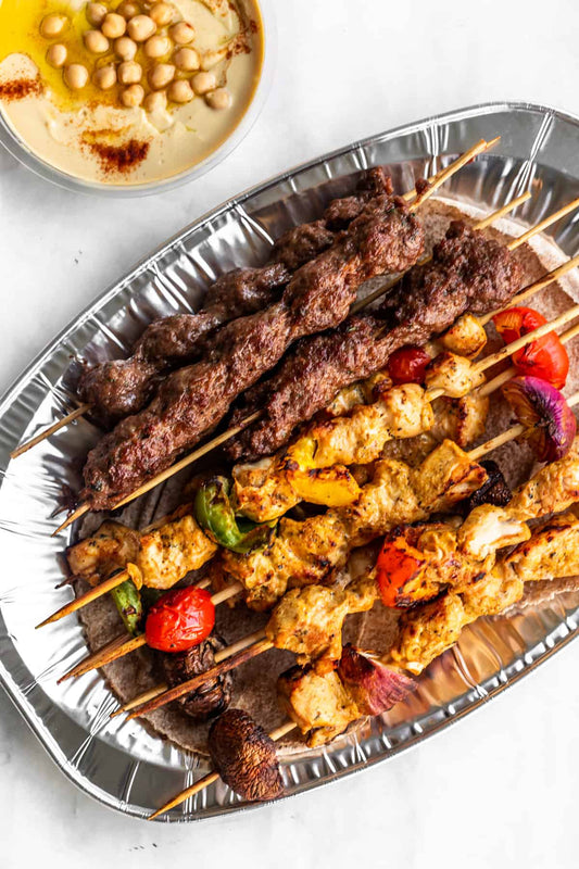 Delicious Mixed Meat Skewers